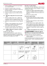 Preview for 91 page of AL-KO CS 1825 Translation Of The Original Instructions For Use