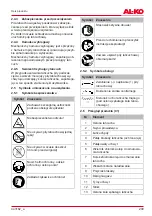 Preview for 209 page of AL-KO CS 1825 Translation Of The Original Instructions For Use