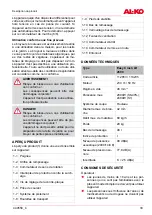 Preview for 33 page of AL-KO Easy Crush LH 2800 Instructions For Use Manual