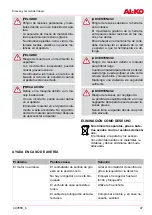 Preview for 47 page of AL-KO Easy Crush LH 2800 Instructions For Use Manual