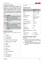 Preview for 101 page of AL-KO Easy Crush LH 2800 Instructions For Use Manual