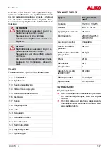 Preview for 117 page of AL-KO Easy Crush LH 2800 Instructions For Use Manual