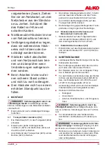 Preview for 13 page of AL-KO Easy Crush LH 2810 Instructions For Use Manual