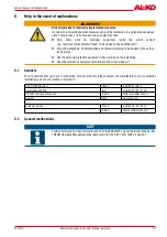 Предварительный просмотр 57 страницы AL-KO EASYAIR RO-01 Installation And Operating Manual