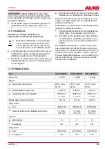 Preview for 365 page of AL-KO EKI 2200/40 Instructions For Use Manual