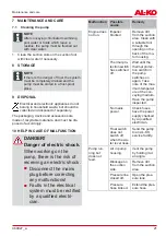 Preview for 21 page of AL-KO G3023025 Translation Of The Original Instructions For Use