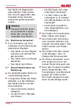 Preview for 13 page of AL-KO G4022012 Translation Of The Original Instructions For Use