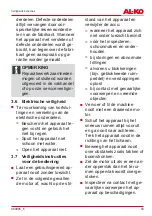 Preview for 43 page of AL-KO G4022012 Translation Of The Original Instructions For Use