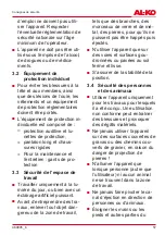 Preview for 57 page of AL-KO G4022012 Translation Of The Original Instructions For Use