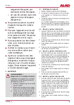 Preview for 59 page of AL-KO G4022012 Translation Of The Original Instructions For Use