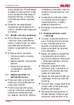 Preview for 151 page of AL-KO G4022012 Translation Of The Original Instructions For Use