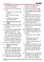 Preview for 181 page of AL-KO G4022012 Translation Of The Original Instructions For Use