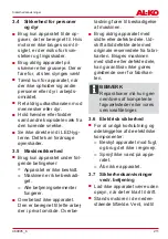 Preview for 211 page of AL-KO G4022012 Translation Of The Original Instructions For Use