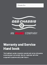 AL-KO G&S Chassis Caravan Warranty And Service Hand Book предпросмотр