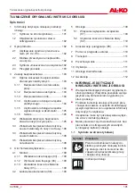 Предварительный просмотр 101 страницы AL-KO GS 7,2 Li Instructions For Use Manual