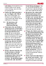 Preview for 13 page of AL-KO GT 2025 Manual