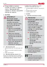 Предварительный просмотр 153 страницы AL-KO GT 4030 Translation Of The Original Instructions For Use