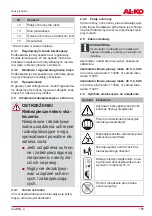 Предварительный просмотр 185 страницы AL-KO GT 4030 Translation Of The Original Instructions For Use