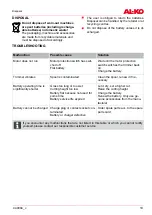 Preview for 19 page of AL-KO GTLi 18V Operating Instructions Manual