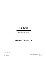 Предварительный просмотр 1 страницы AL-KO Heritage RS 14/82 Instruction Book