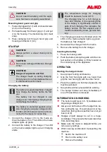 Preview for 19 page of AL-KO HT 18V Li Operating Instructions Manual