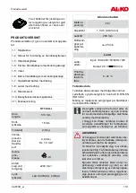 Preview for 113 page of AL-KO HT 18V Li Operating Instructions Manual