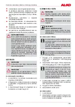 Preview for 183 page of AL-KO HT 18V Li Operating Instructions Manual