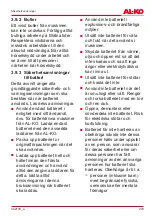 Preview for 279 page of AL-KO HT 2050 Translation Of The Original Instructions For Use