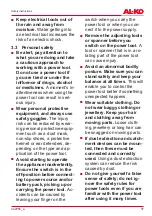 Preview for 37 page of AL-KO HT 4055 Translation Of The Original Instructions For Use