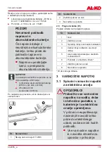 Preview for 151 page of AL-KO HT 4055 Translation Of The Original Instructions For Use