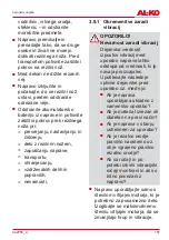 Preview for 157 page of AL-KO HT 4055 Translation Of The Original Instructions For Use