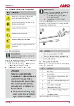 Preview for 195 page of AL-KO HT 4055 Translation Of The Original Instructions For Use