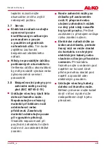 Preview for 225 page of AL-KO HT 4055 Translation Of The Original Instructions For Use