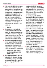 Preview for 269 page of AL-KO HT 4055 Translation Of The Original Instructions For Use