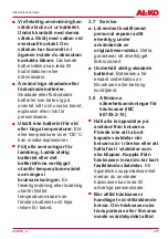 Preview for 313 page of AL-KO HT 4055 Translation Of The Original Instructions For Use