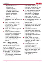 Preview for 361 page of AL-KO HT 4055 Translation Of The Original Instructions For Use