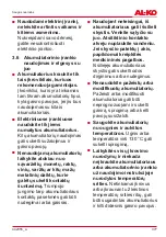 Preview for 377 page of AL-KO HT 4055 Translation Of The Original Instructions For Use