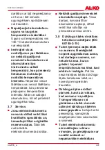 Preview for 401 page of AL-KO HT 4055 Translation Of The Original Instructions For Use