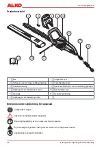 Preview for 24 page of AL-KO HT 600 FLEXIBLE CUT Instruction Manual