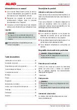 Preview for 32 page of AL-KO HT 600 FLEXIBLE CUT Instruction Manual