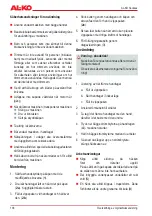 Preview for 136 page of AL-KO HT 600 FLEXIBLE CUT Instruction Manual