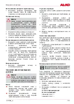 Предварительный просмотр 113 страницы AL-KO HW 1300 INOX Instructions For Use Manual