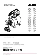 Предварительный просмотр 1 страницы AL-KO HW 3000 Original Instructions For Use