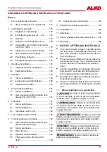 Предварительный просмотр 177 страницы AL-KO HW 3600 Translation Of The Original Instructions For Use