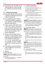 Предварительный просмотр 211 страницы AL-KO HW 3600 Translation Of The Original Instructions For Use