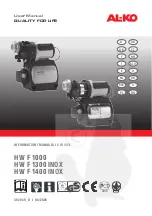 AL-KO HW F 1000 User Manual предпросмотр