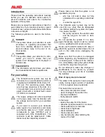 Предварительный просмотр 10 страницы AL-KO HWA 1001 INOX User Instructions