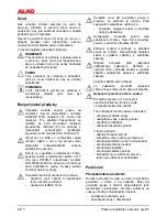 Предварительный просмотр 56 страницы AL-KO HWA 1001 INOX User Instructions