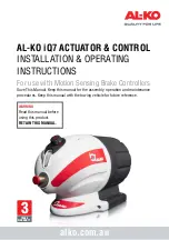 Preview for 1 page of AL-KO IQ7 Installation & Operating Instructions Manual