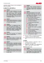 Preview for 49 page of AL-KO JET 1002 INOX Original Instructions For Use